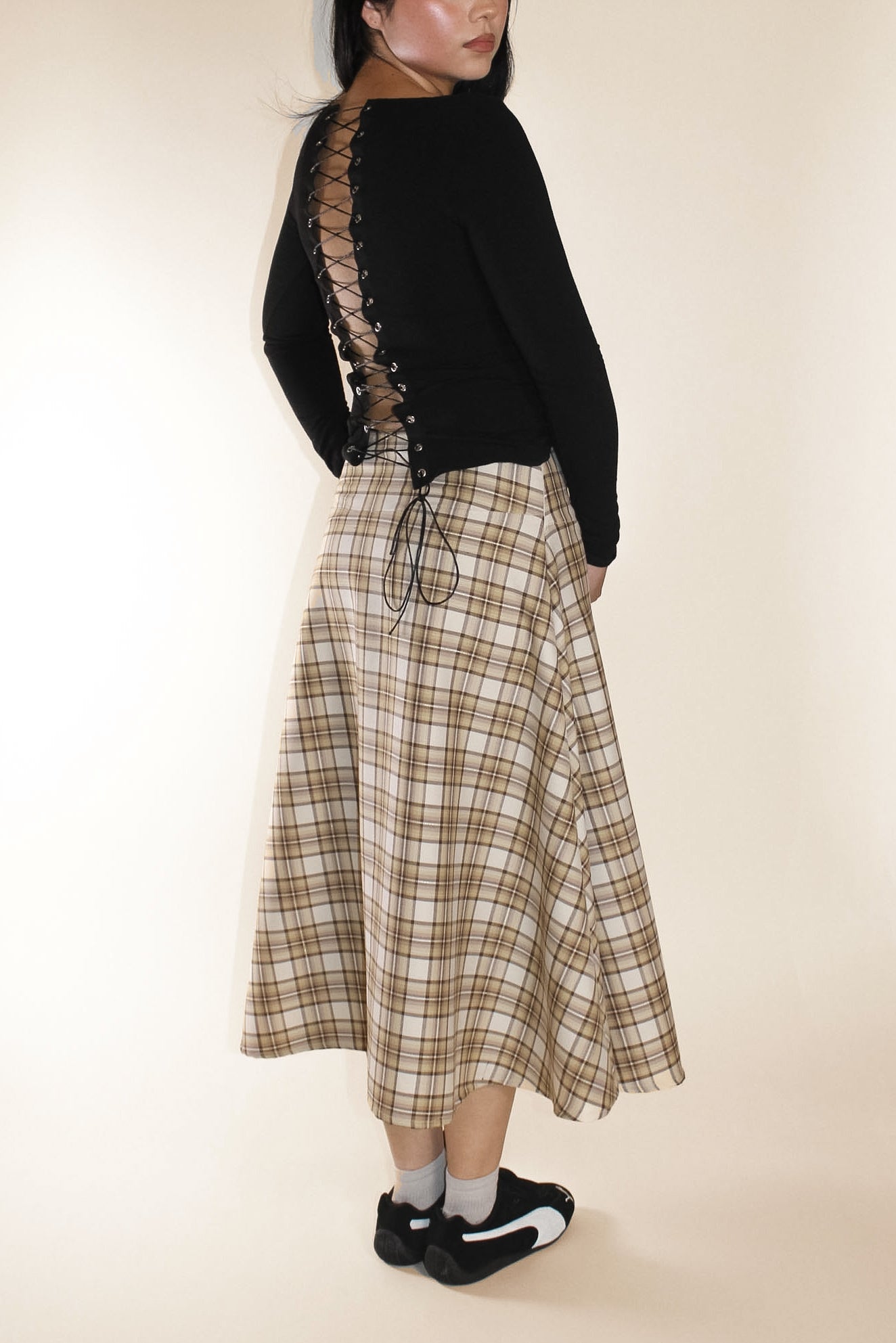 Aster skirt - Plaid (Made to order)