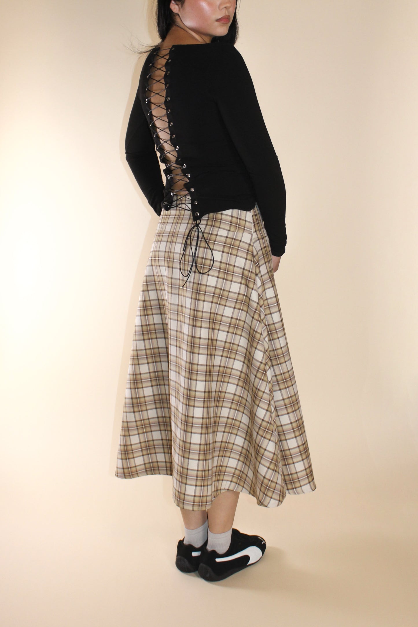 Aster skirt - Plaid (Made to order)