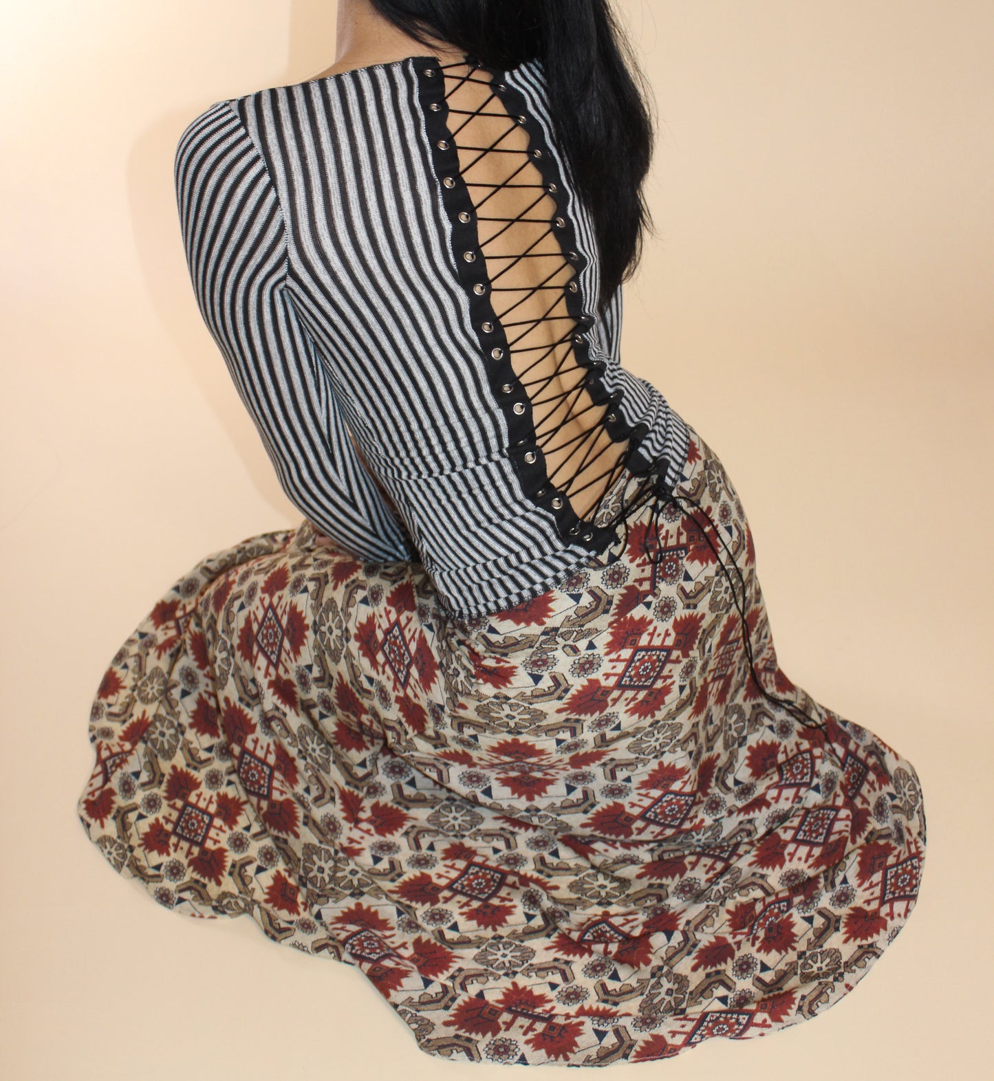 Ivy top - Stripe (Made to order)