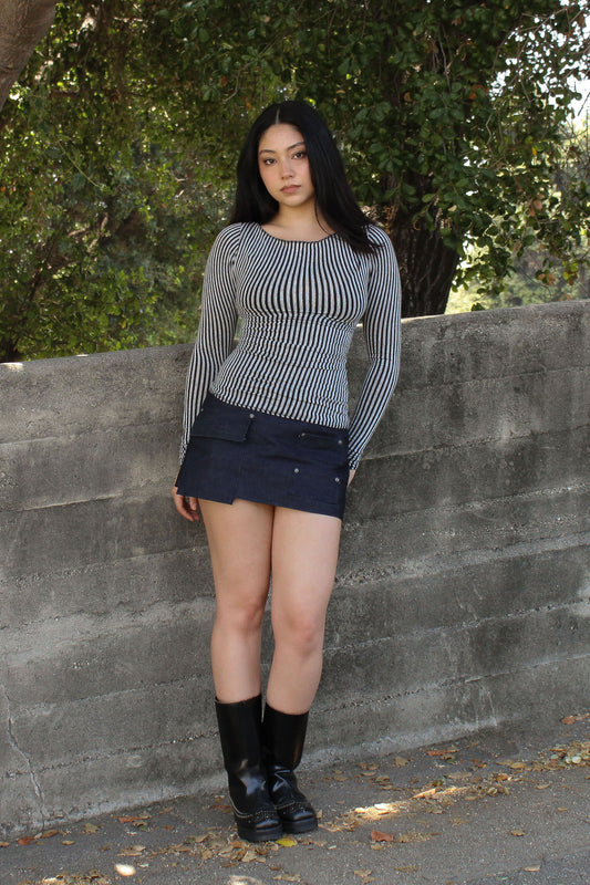 COMING SOON! Yuki skirt - Denim (Made to order)