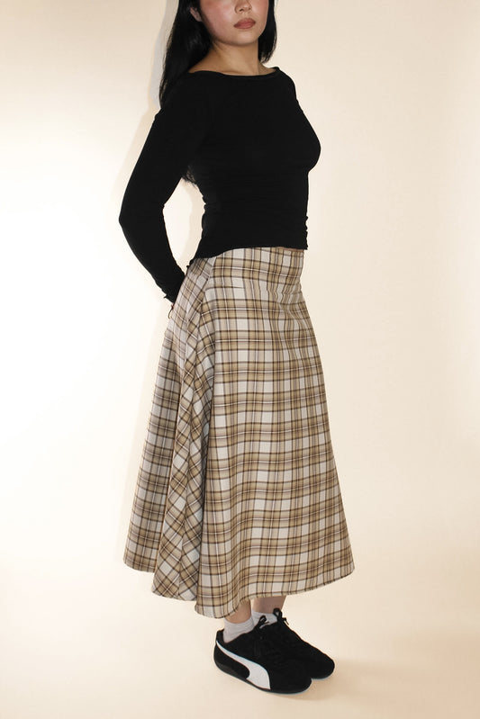 Aster skirt - Plaid (Made to order)