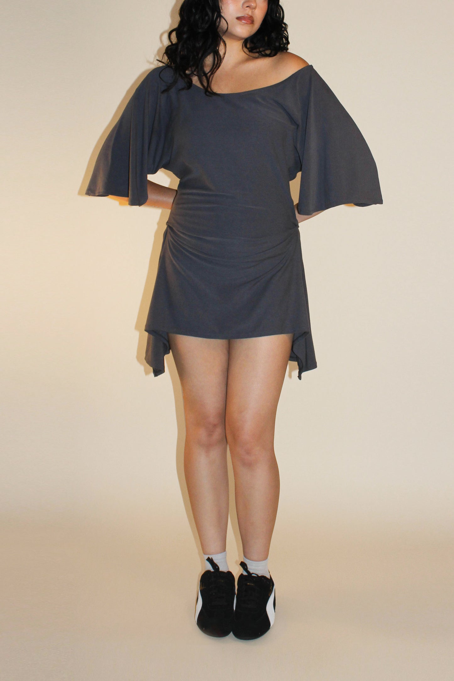 Dahlia dress - Grey (Made to order)