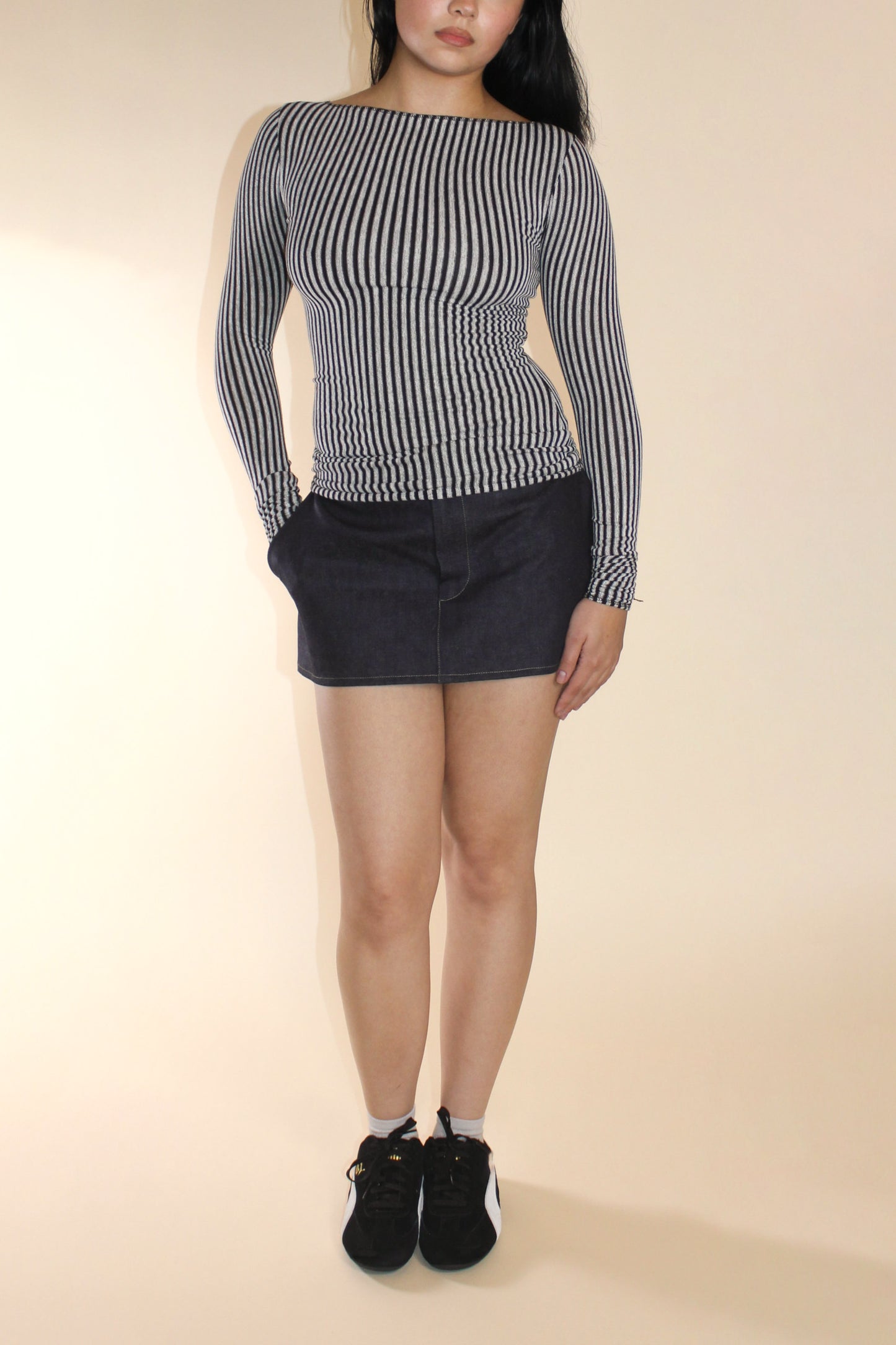 Ivy top - Stripe (Made to order)