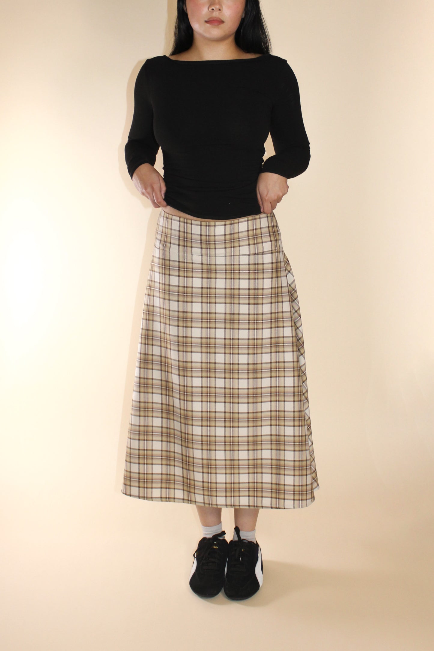 Aster skirt - Plaid (Made to order)