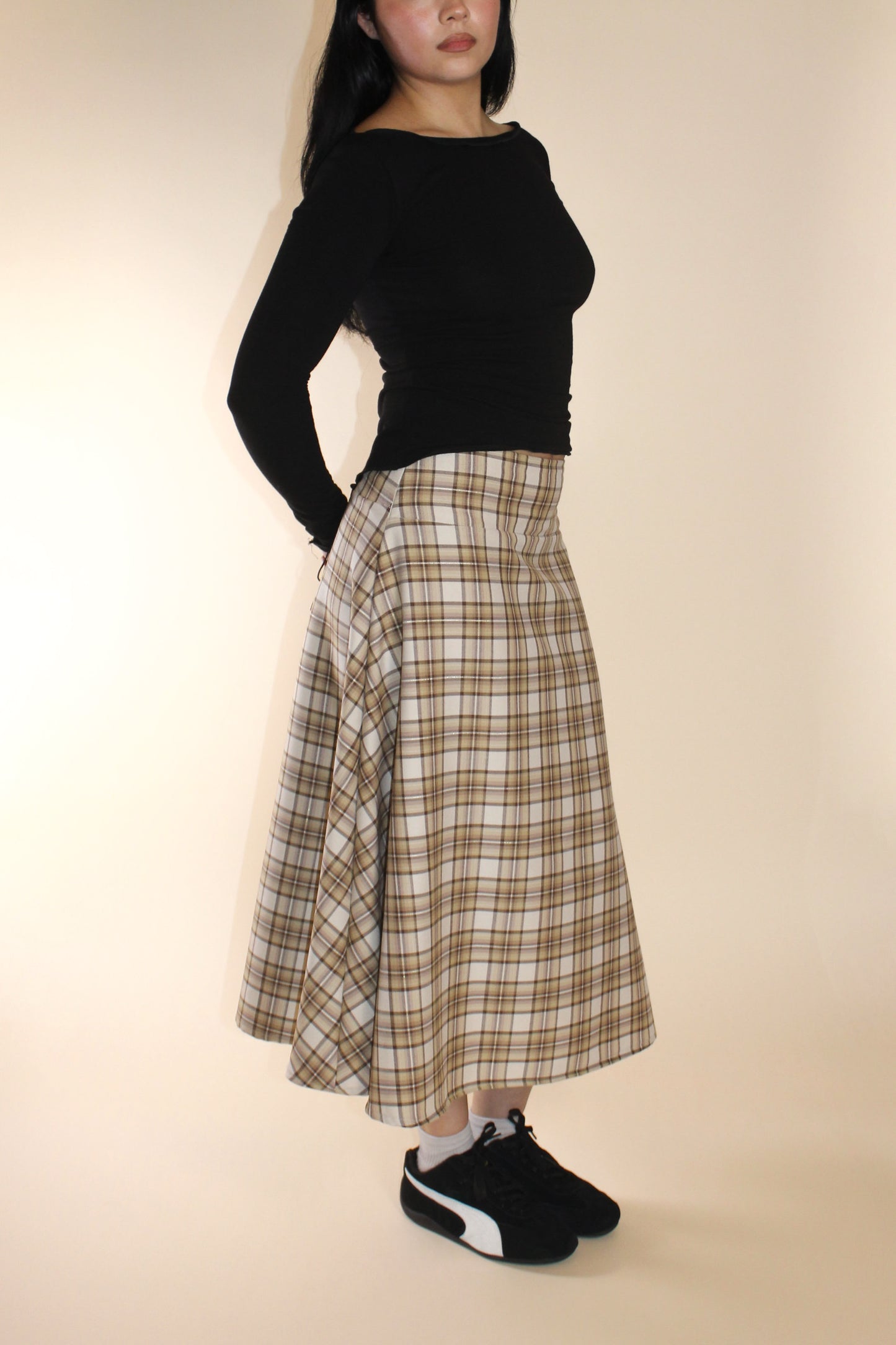 Aster skirt - Plaid (Made to order)