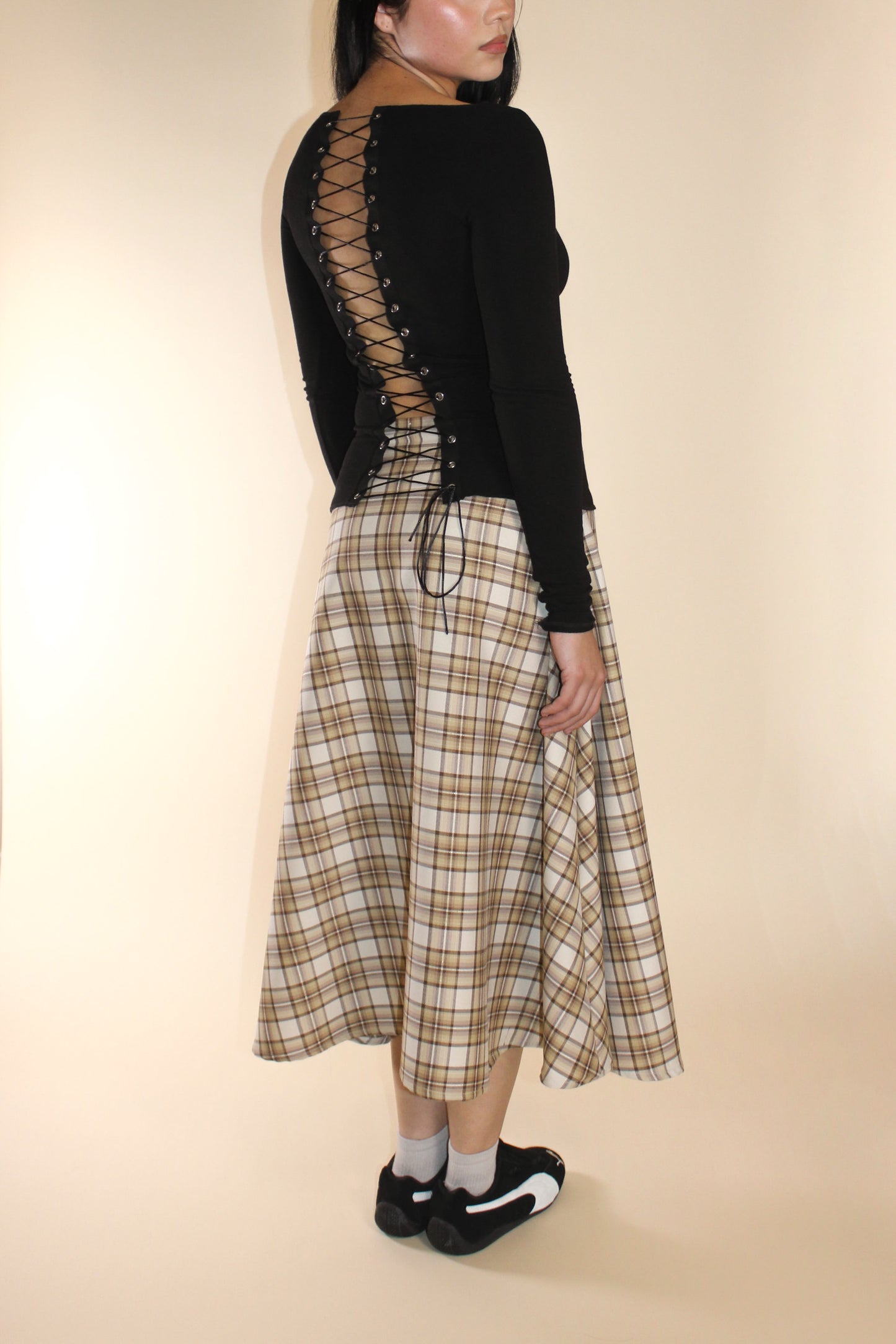 Ivy top - Black (Made to order)