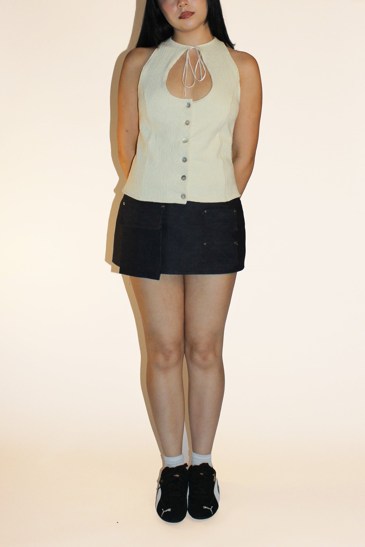 COMING SOON! Hazel top - Cream (Made to order)