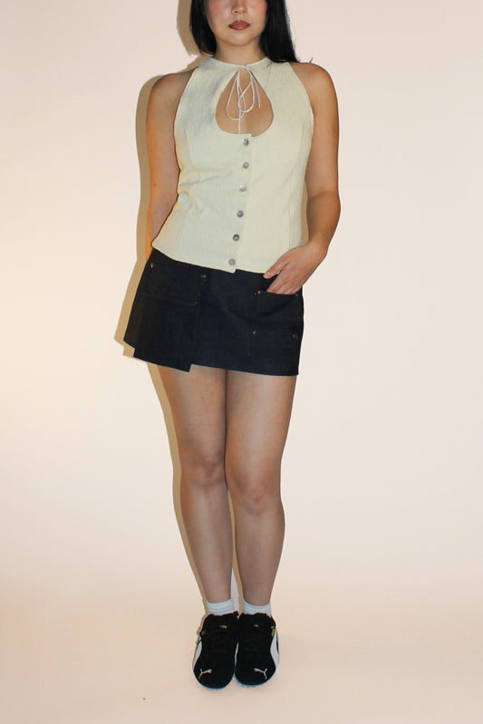 COMING SOON! Hazel top - Cream (Made to order)