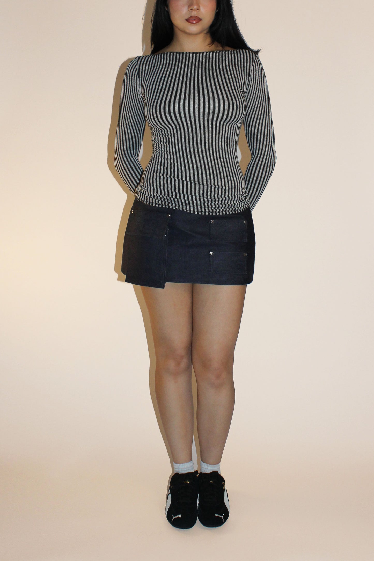 COMING SOON! Yuki skirt - Denim (Made to order)