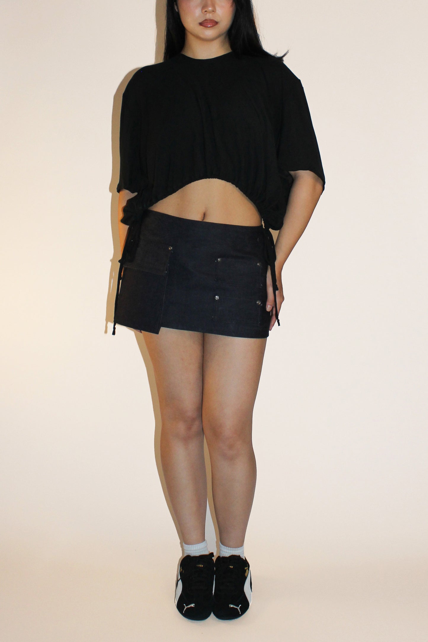 Iris Top - Black (Made to order)