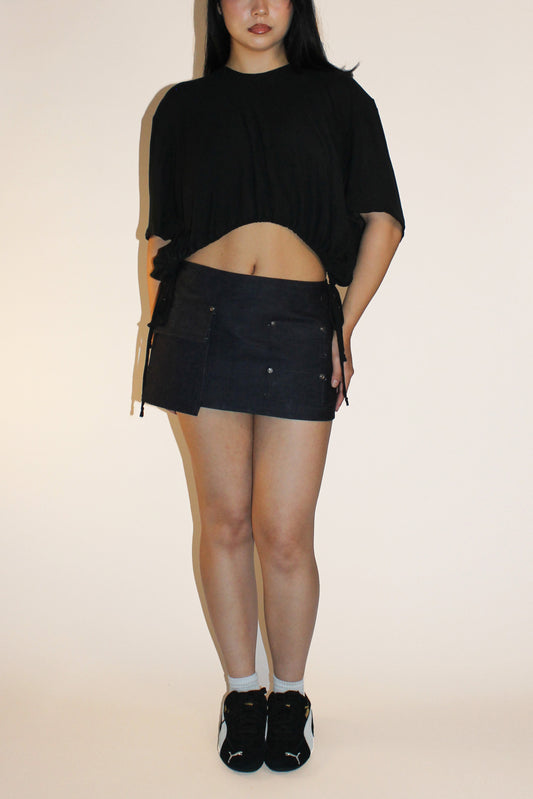 Iris Top - Black (Made to order)