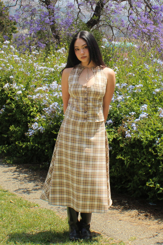 Aster skirt - Plaid (Made to order)