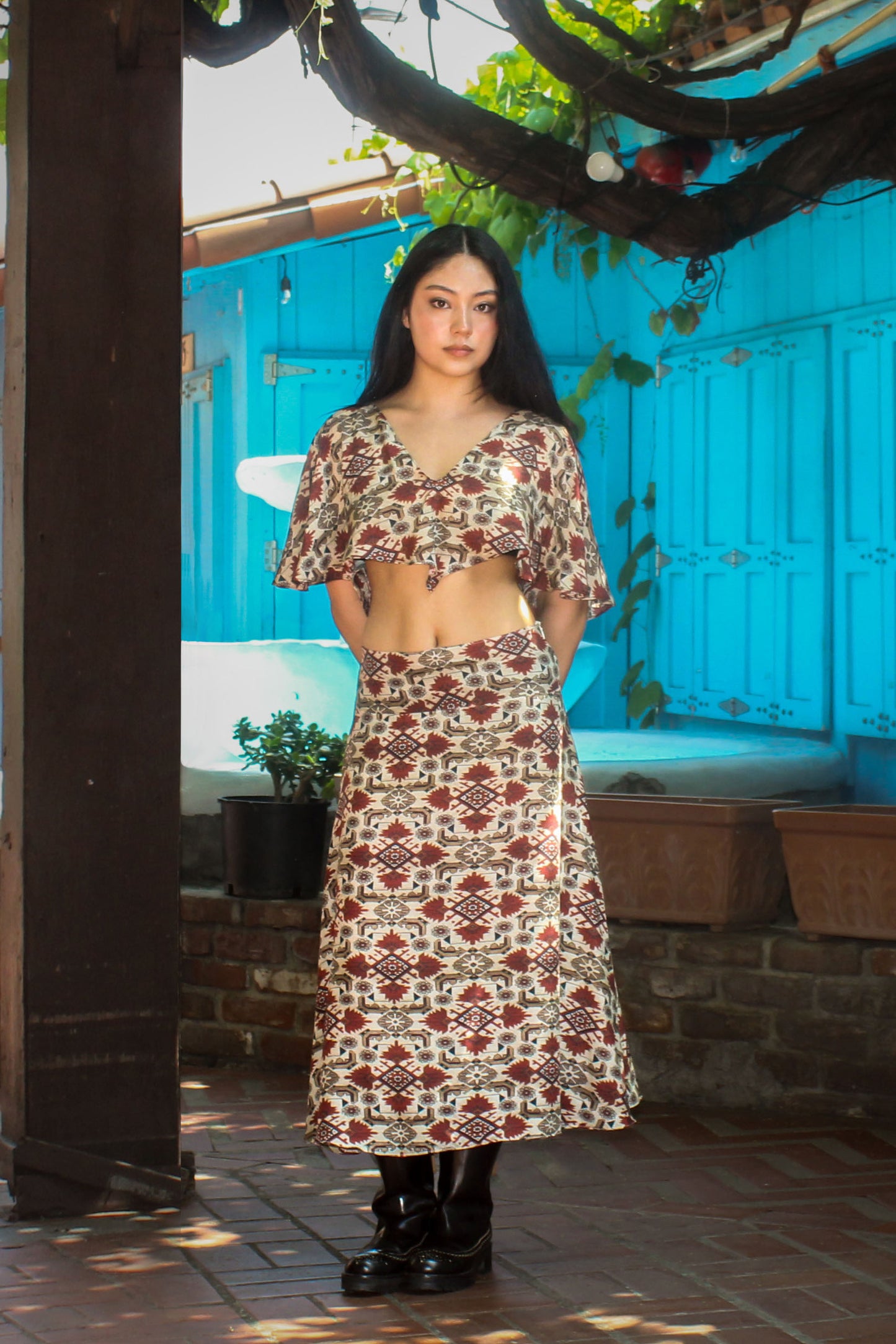Aster skirt - Aztec (Made to order)